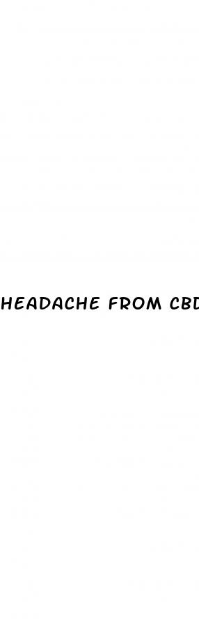 headache from cbd gummy