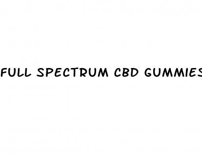 full spectrum cbd gummies bulk