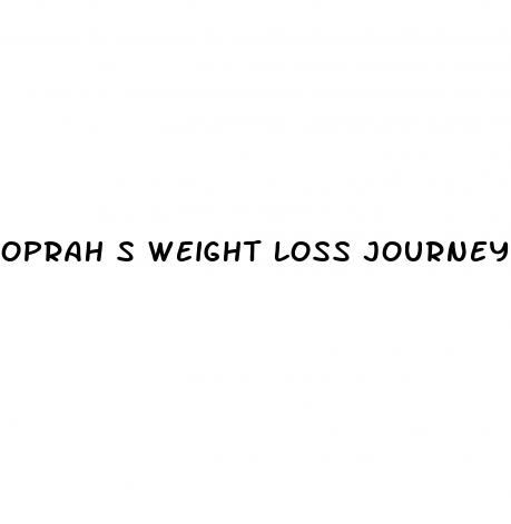 oprah s weight loss journey