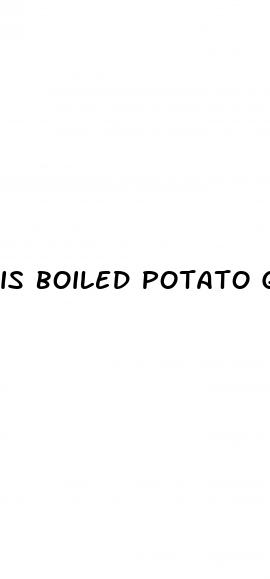 is boiled potato good for weight loss