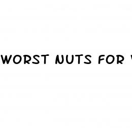 worst nuts for weight loss