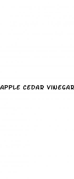 apple cedar vinegar