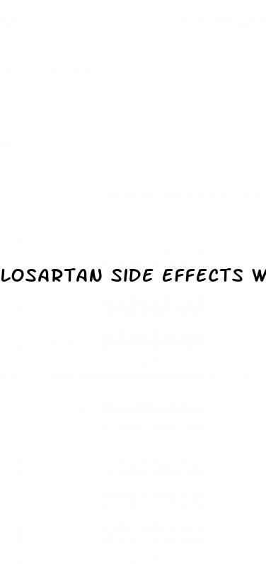 losartan side effects weight loss