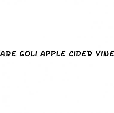 are goli apple cider vinegar gummies safe to take