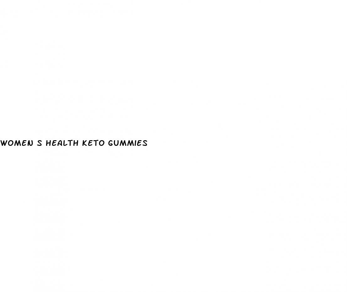 women s health keto gummies