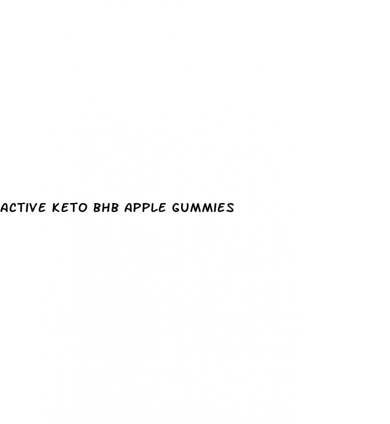 active keto bhb apple gummies