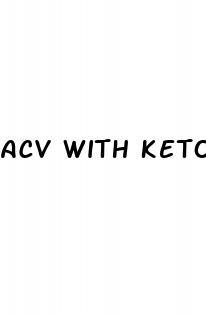 acv with keto