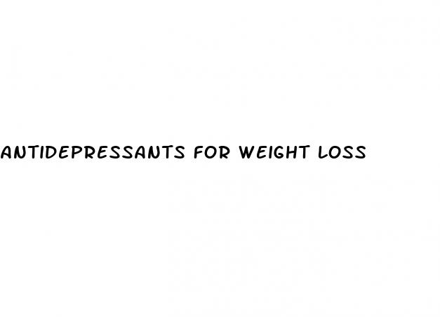 antidepressants for weight loss