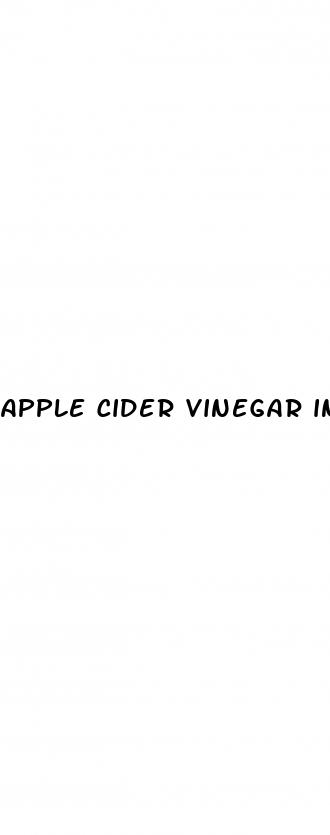 apple cider vinegar ingredients