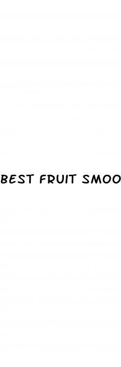 best fruit smoothies for weight loss