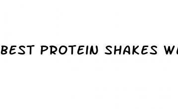 best protein shakes weight loss