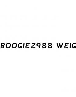 boogie2988 weight loss