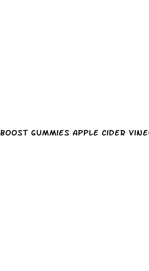 boost gummies apple cider vinegar
