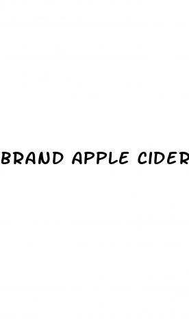 brand apple cider vinegar