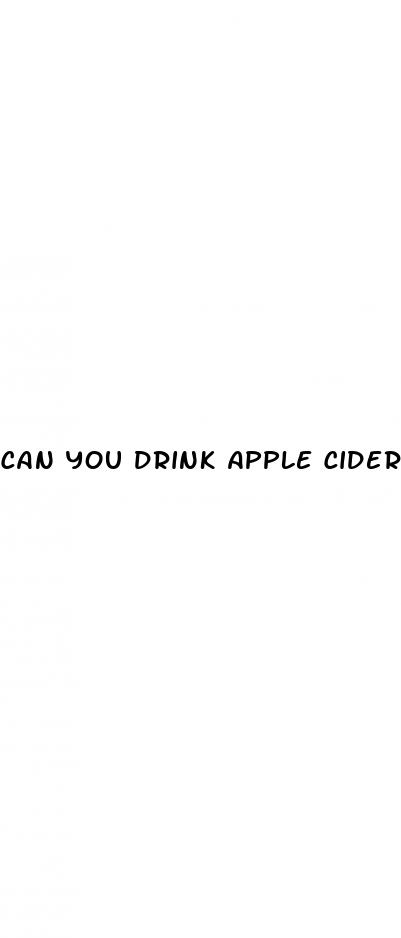 can you drink apple cider vinegar everyday