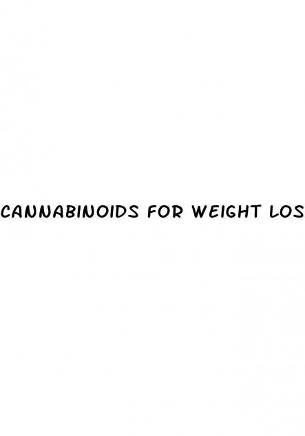 cannabinoids for weight loss