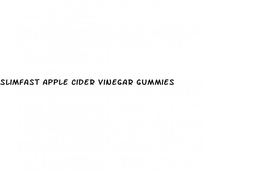slimfast apple cider vinegar gummies