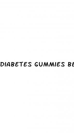diabetes gummies benefits