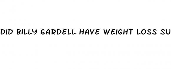 did billy gardell have weight loss surgery