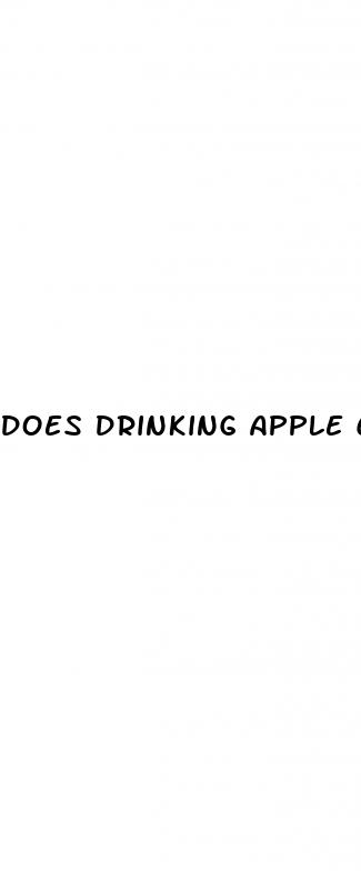 does drinking apple cider lose weight