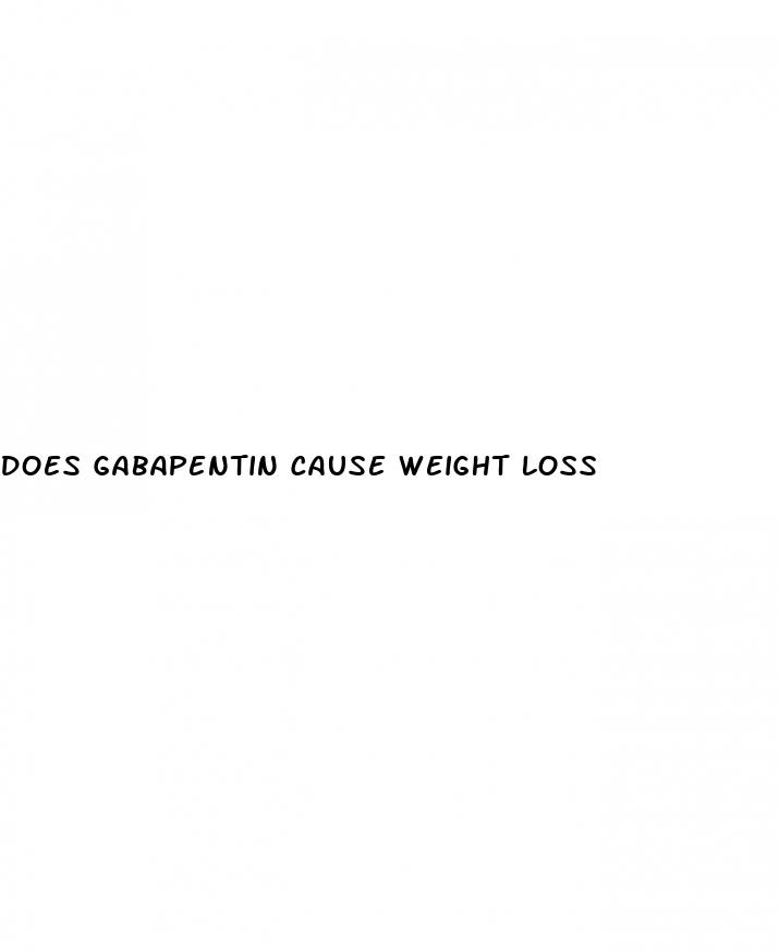 does gabapentin cause weight loss