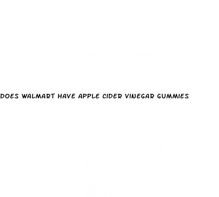 does walmart have apple cider vinegar gummies