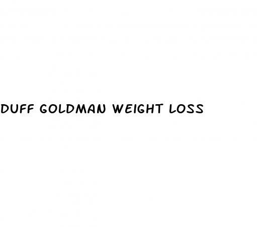 duff goldman weight loss