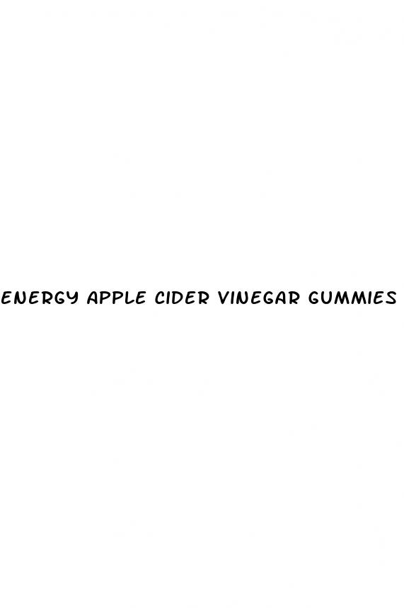 energy apple cider vinegar gummies