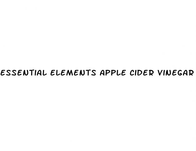 essential elements apple cider vinegar gummies from the mother