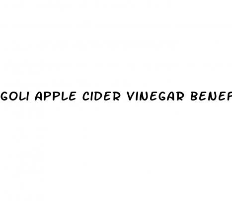 goli apple cider vinegar benefits
