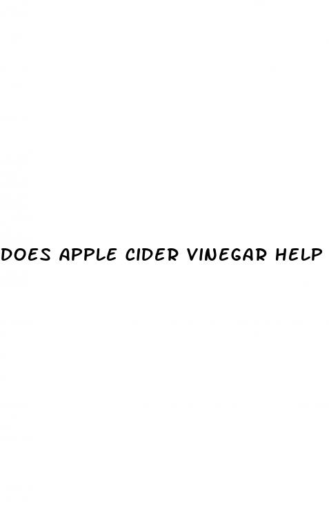 does apple cider vinegar help with metabolism