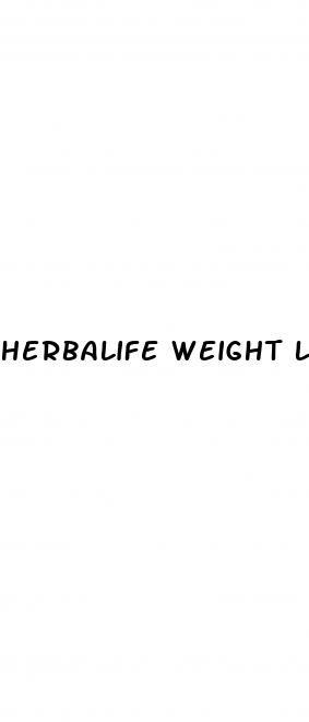herbalife weight loss plan