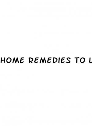 home remedies to lose weight fast