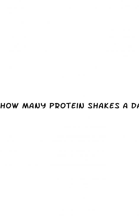how many protein shakes a day for weight loss