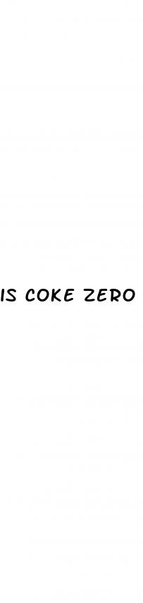 is coke zero good for weight loss