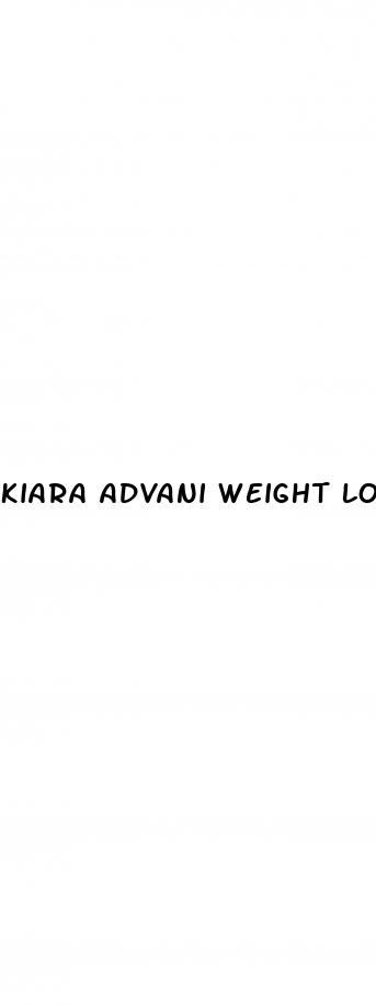 kiara advani weight loss