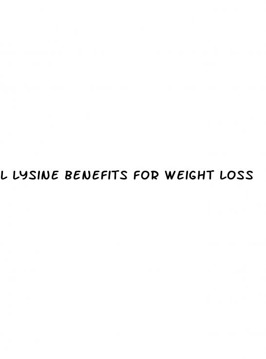 l lysine benefits for weight loss