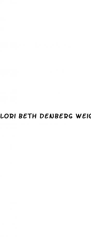 lori beth denberg weight loss