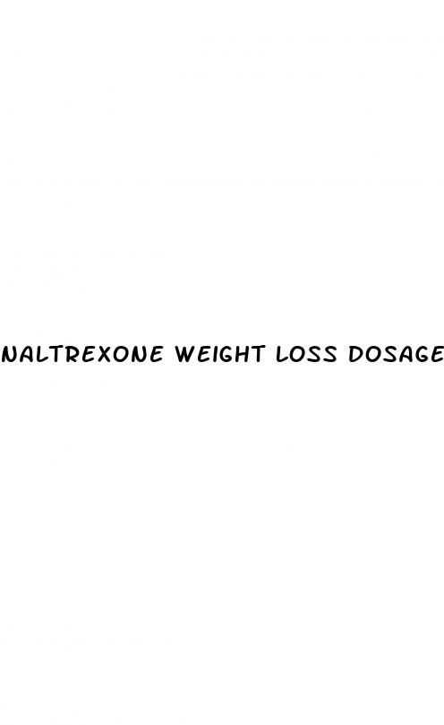 naltrexone weight loss dosage
