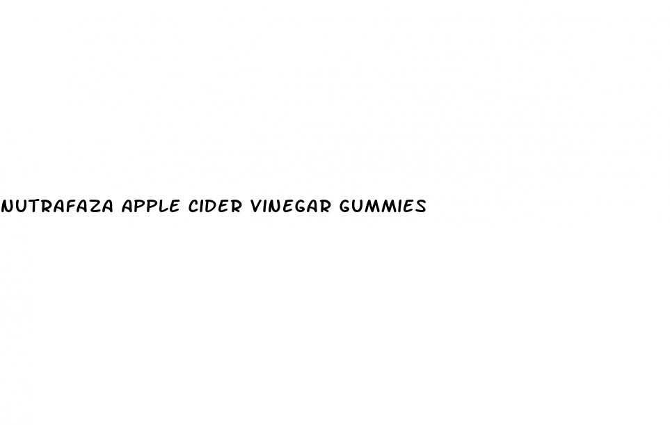 nutrafaza apple cider vinegar gummies