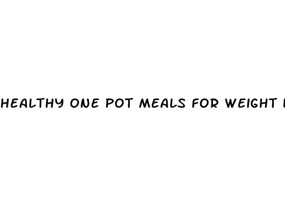 healthy one pot meals for weight loss