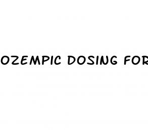 ozempic dosing for weight loss