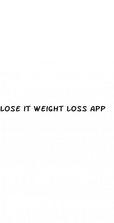 lose it weight loss app