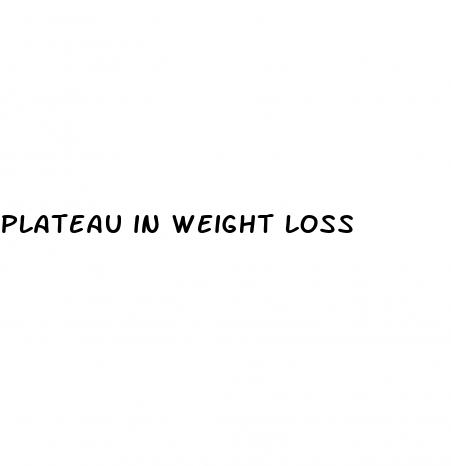plateau in weight loss