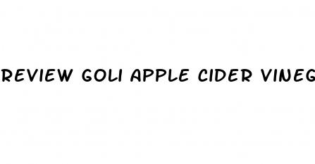 review goli apple cider vinegar gummies