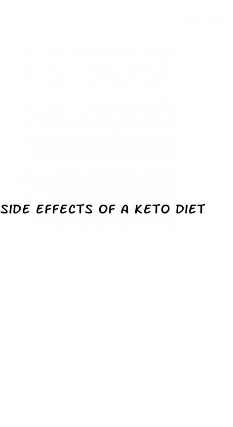 side effects of a keto diet