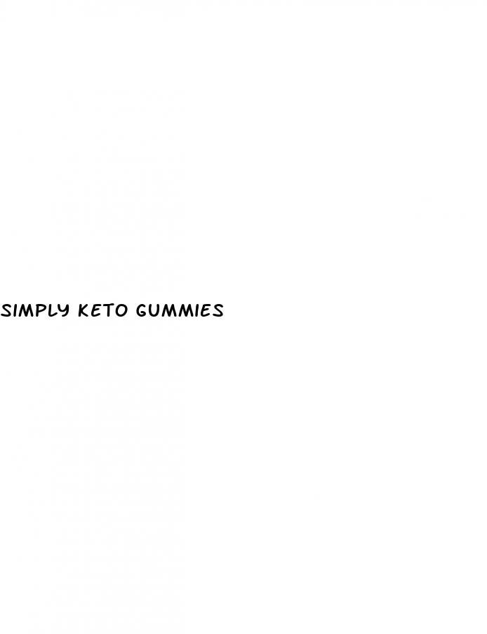 simply keto gummies