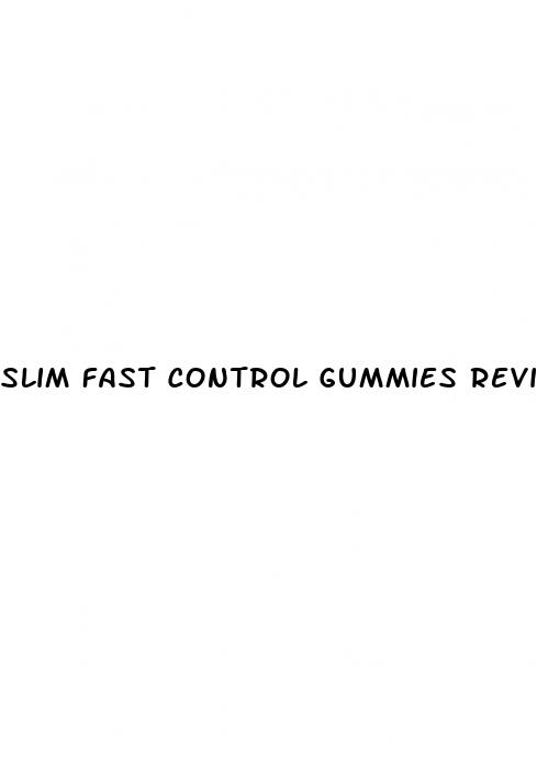 slim fast control gummies review