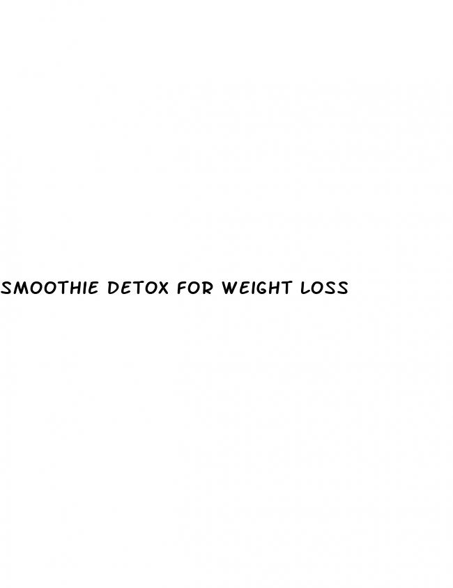smoothie detox for weight loss