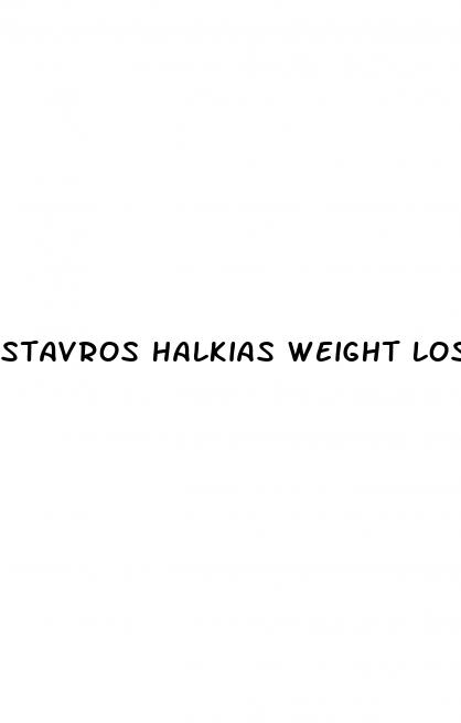 stavros halkias weight loss